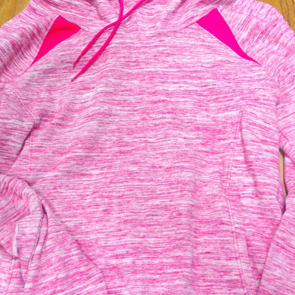 Under Armour Sm/P Semi-fitted Cold Gear Pink Fitted Hoodie